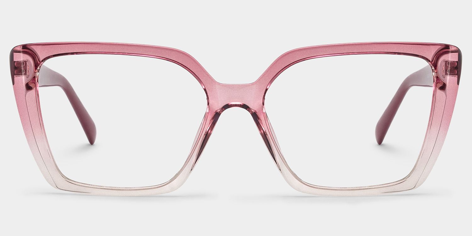 Emery Géométriques Acétate Bicolores Lunettes1