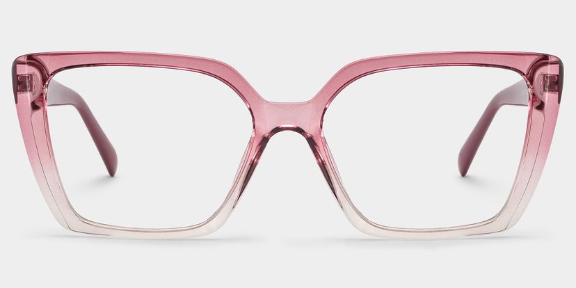 Géométriques Acétate Bicolores Lunettes