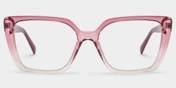 Géométriques Acétate Bicolores Lunettes1