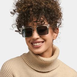 Carrées Clair Lunettes1