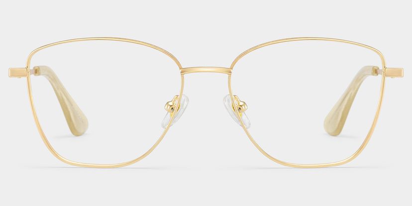 Skyler Carré Doré Lunettes