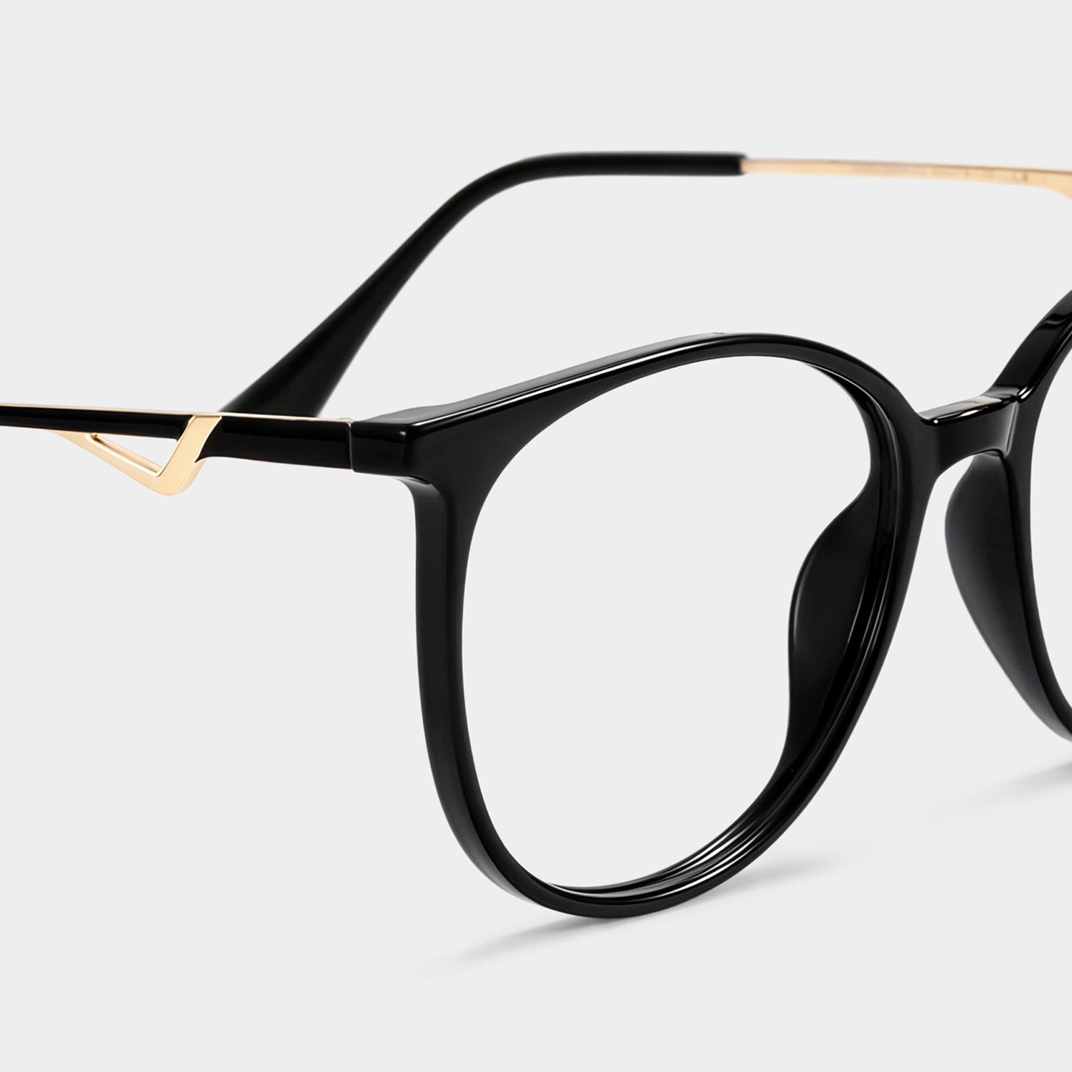 Lunettes Chanty Round Noires | Zeelool5