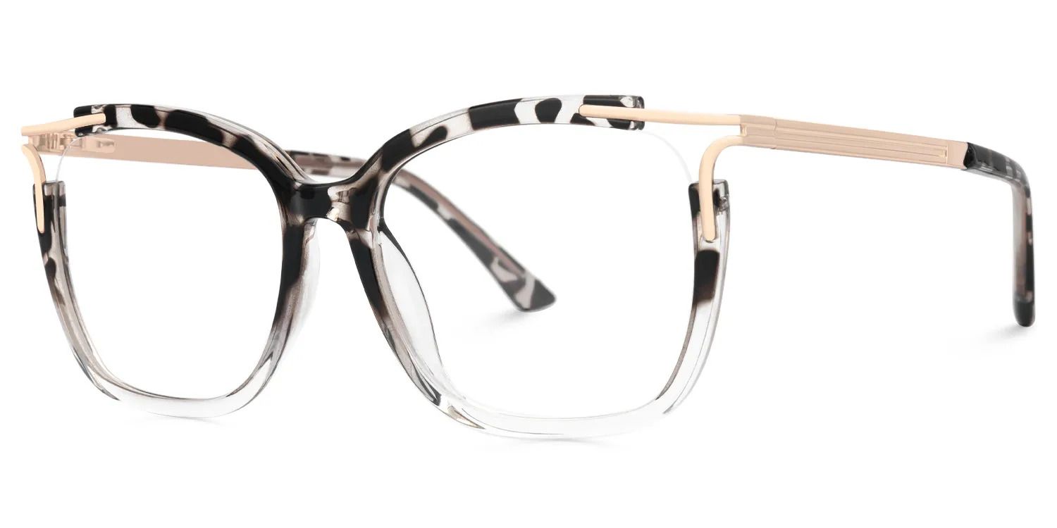Nuriama Noir Tortue Cateye Lunettes2