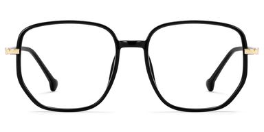 Joana Noir Géométrique lunettes