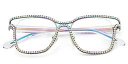 Shine Irisé Carré lunettes4