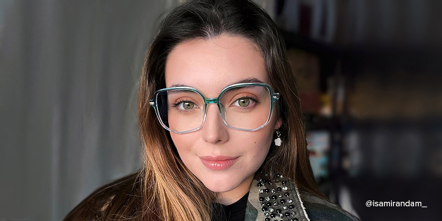 Payton Vert Géométrique Lunettes8