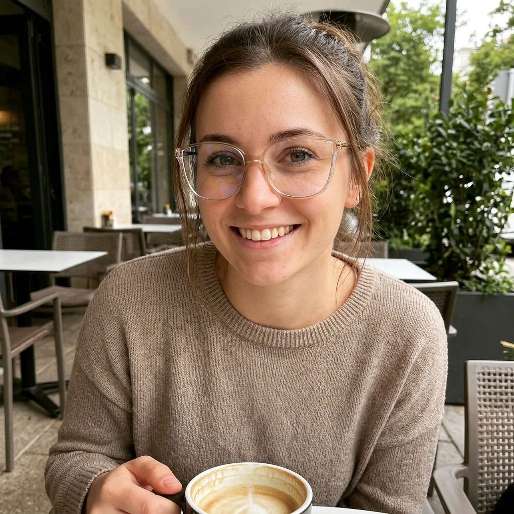 Annalisa Beige Carré Lunettes7