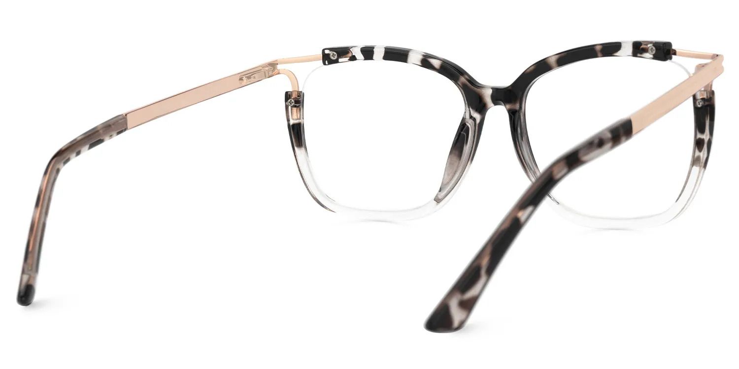 Nuriama Noir Tortue Cateye Lunettes4
