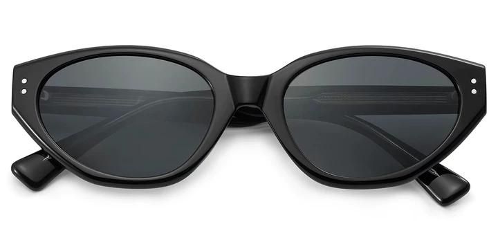 Raine Noir Cateye Solaires1