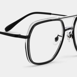 Lunettes aviateurs noires Ella4