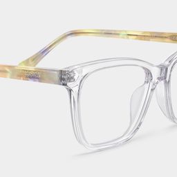 Papillon Acétate Transparent Lunettes6
