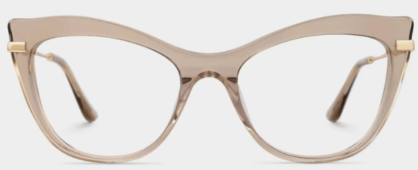 Cat Eye Acétate Beige Lunettes