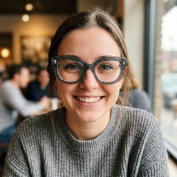 Mireille Papillon Noir Lunettes8