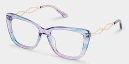 Papillon Acétate Violet Lunettes3