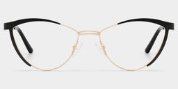 Sydney Noir Cat-eye lunettes0