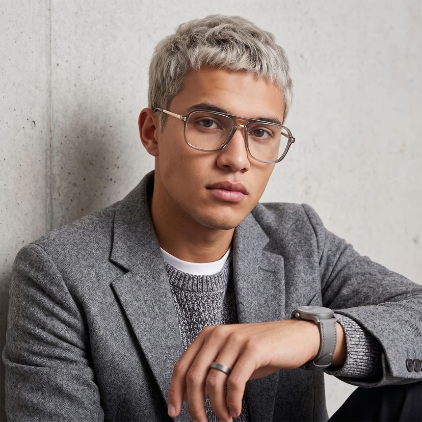 Kilworth Gris Aviateur lunettes