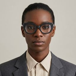 Mireille Papillon Noir Lunettes7