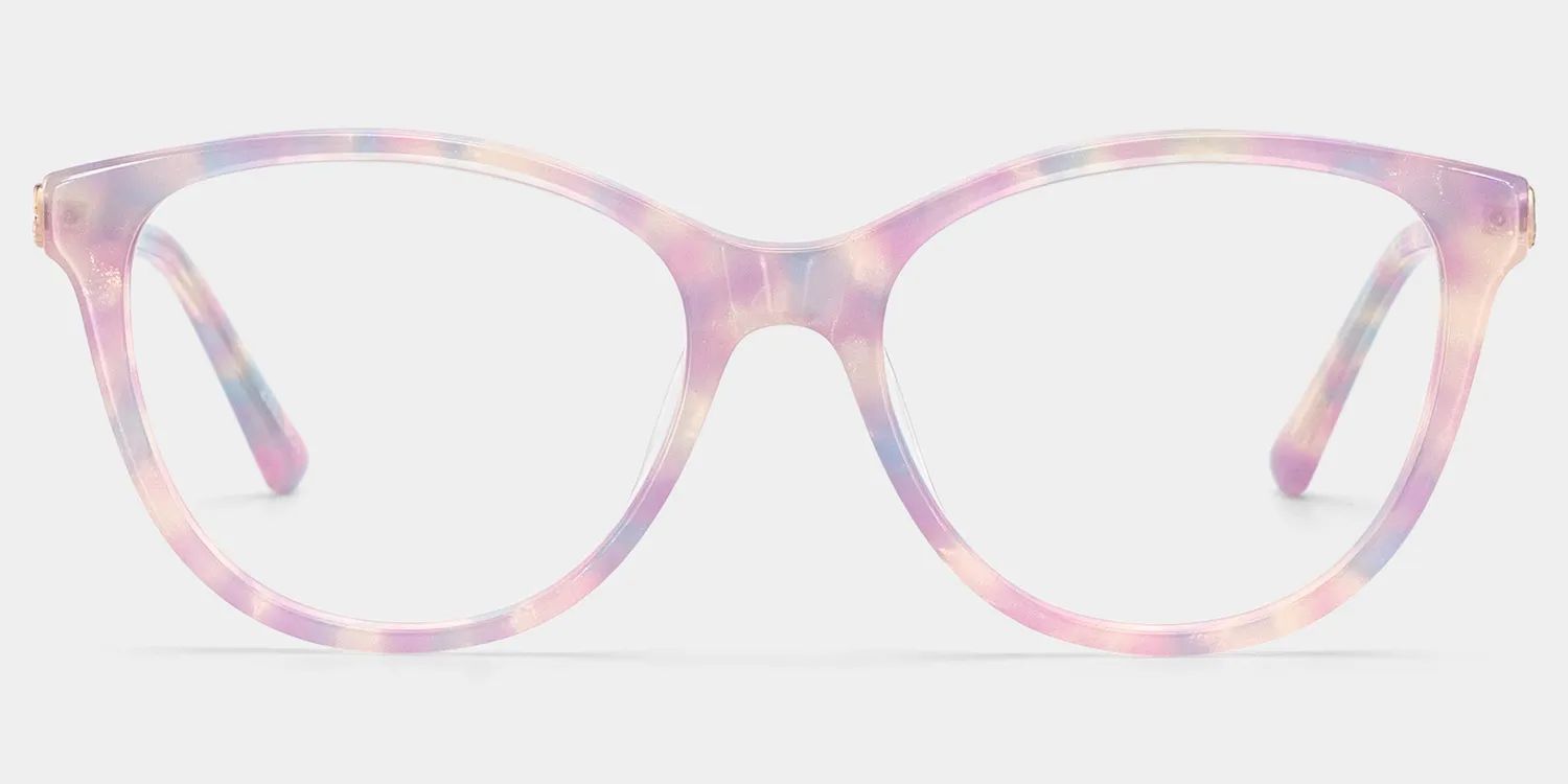 Lunettes rondes violettes Eli | Zeelool0