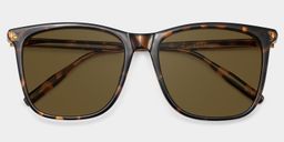Lunettes de soleil carrées écaille TR901