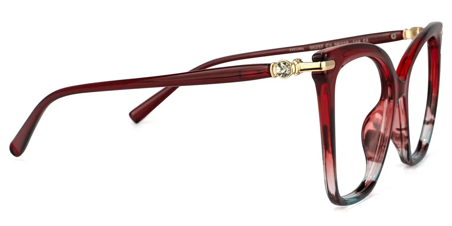 Lamar Lunettes Papillon Rouges3
