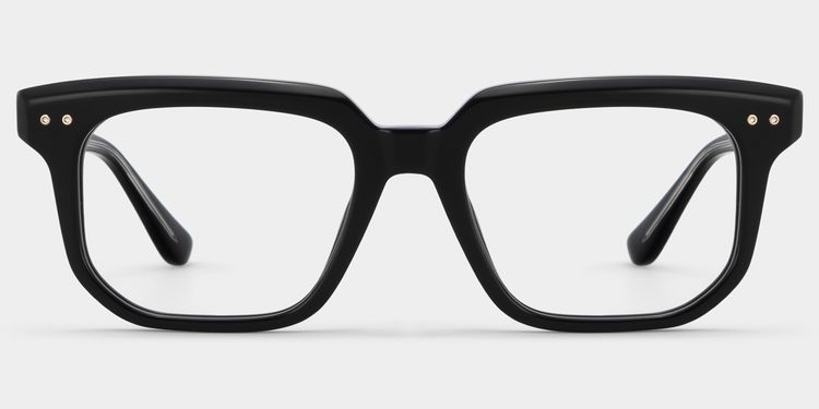 Lunettes carrées noires