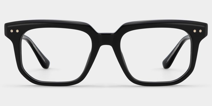 Lunettes carrées noires