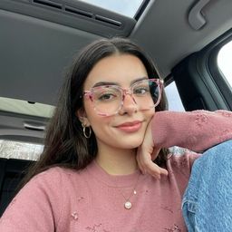 Carré Rose TR90 Lunettes7
