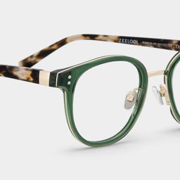 Matthew Vert Ronde lunettes4