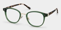 Matthew Vert Ronde lunettes2