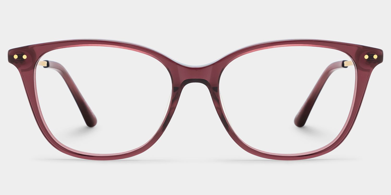 Finch Rouge Rectangle Lunettes0