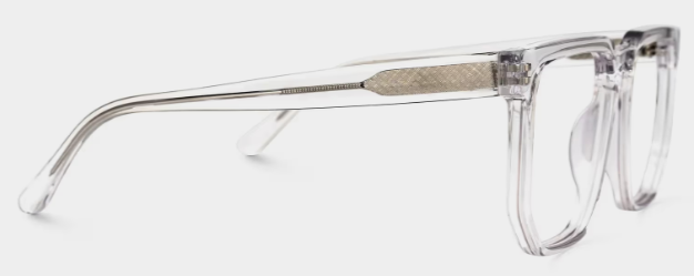 Matherne Carrées Acétate Clair Lunettes2