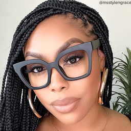 Malcolm Noir Carré lunettes7