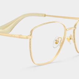 Skyler Carré Doré Lunettes5
