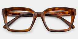 Rectangulaires Tortue TR90 Lunettes1