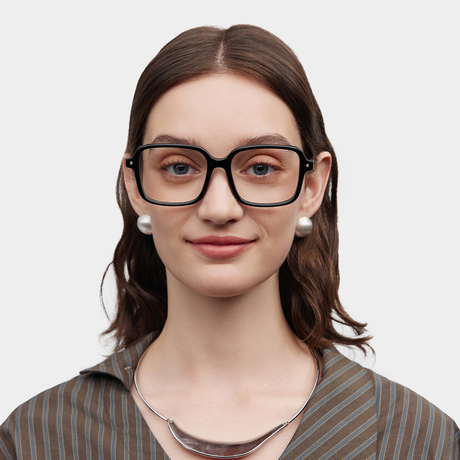 Talia Carré Noir Lunettes7