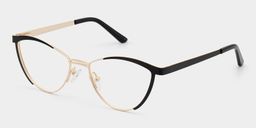 Sydney Noir Cat-eye lunettes2