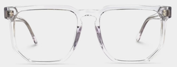Carrées Acétate Clair Lunettes0