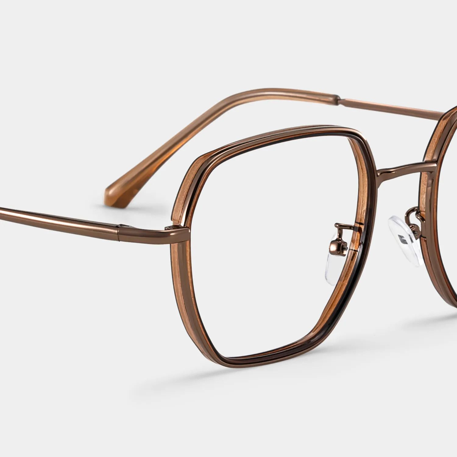 Lunettes géométriques marron Arden4