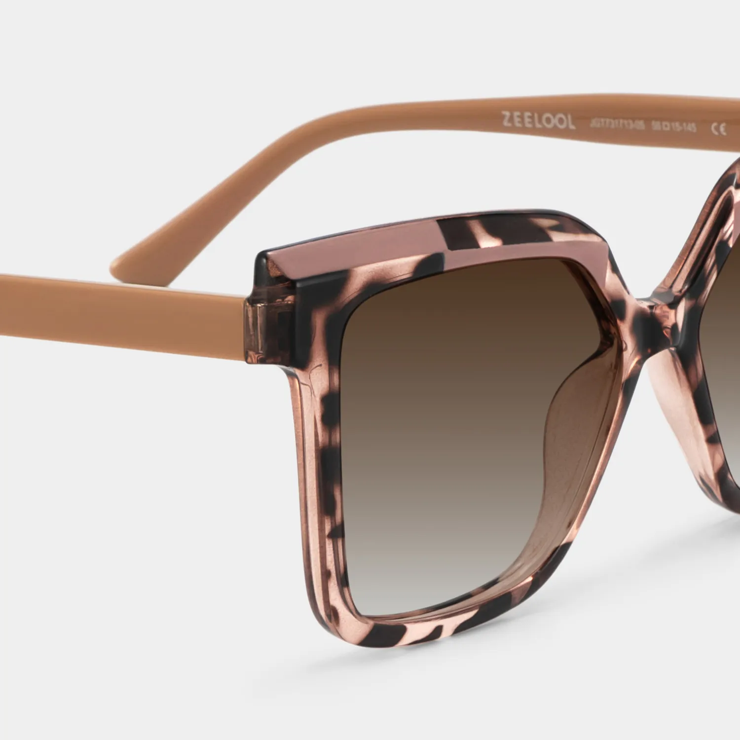 Eboney Carrées  Écaille TR90 Lunettes4