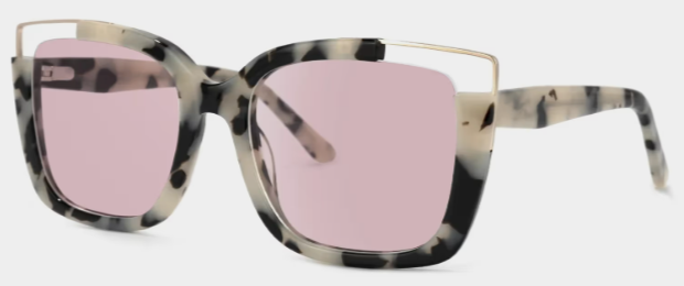 Carré Gris-Tortue Acétate Solaire