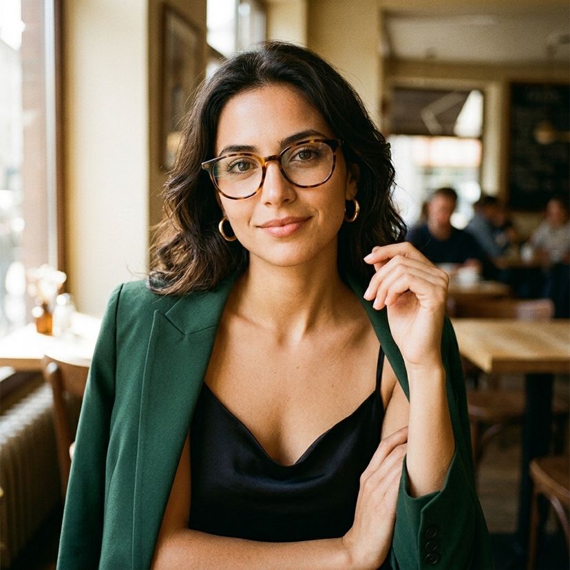 Acétate Papillon Tortue Lunettes