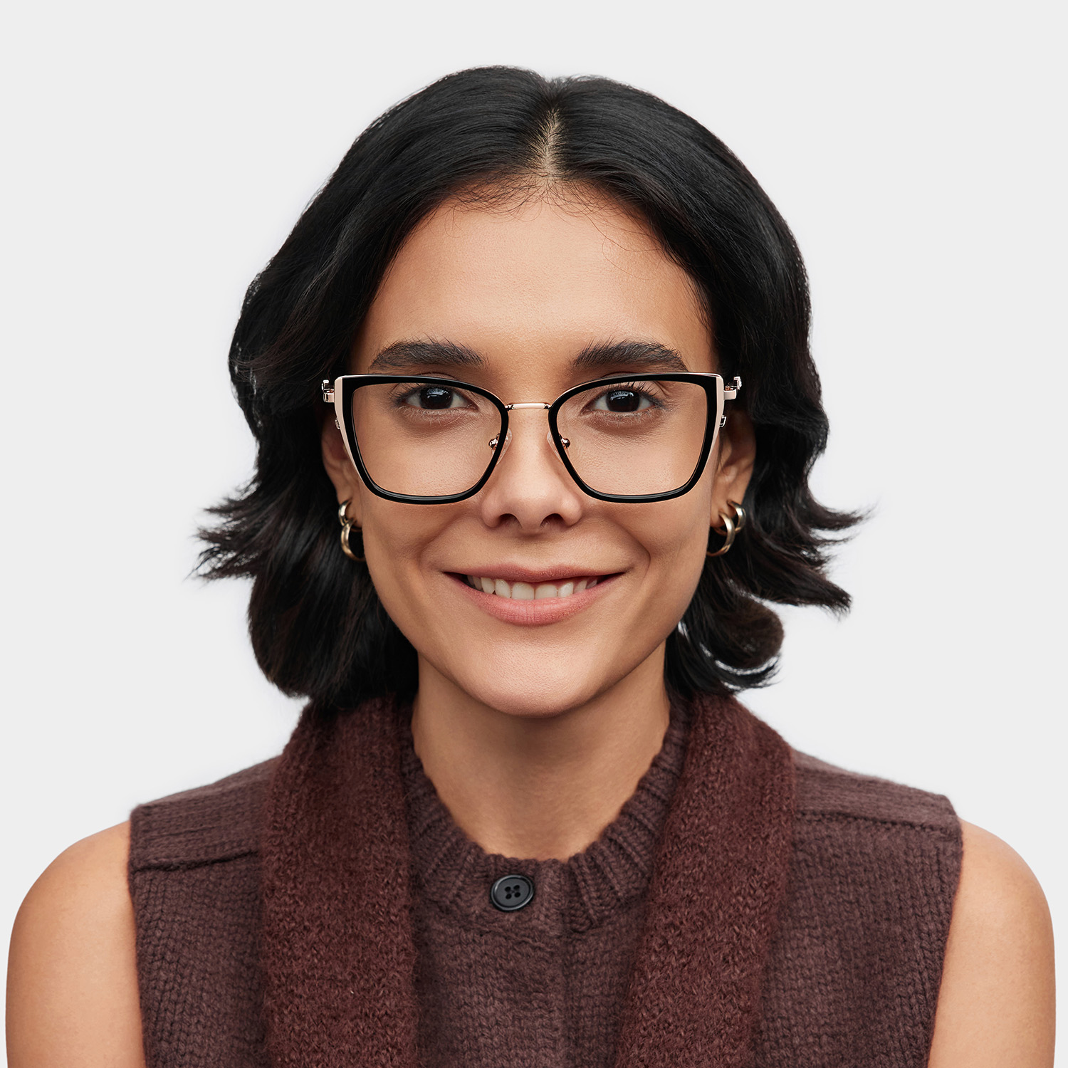 Juniper Rectangulaire Noir Lunettes