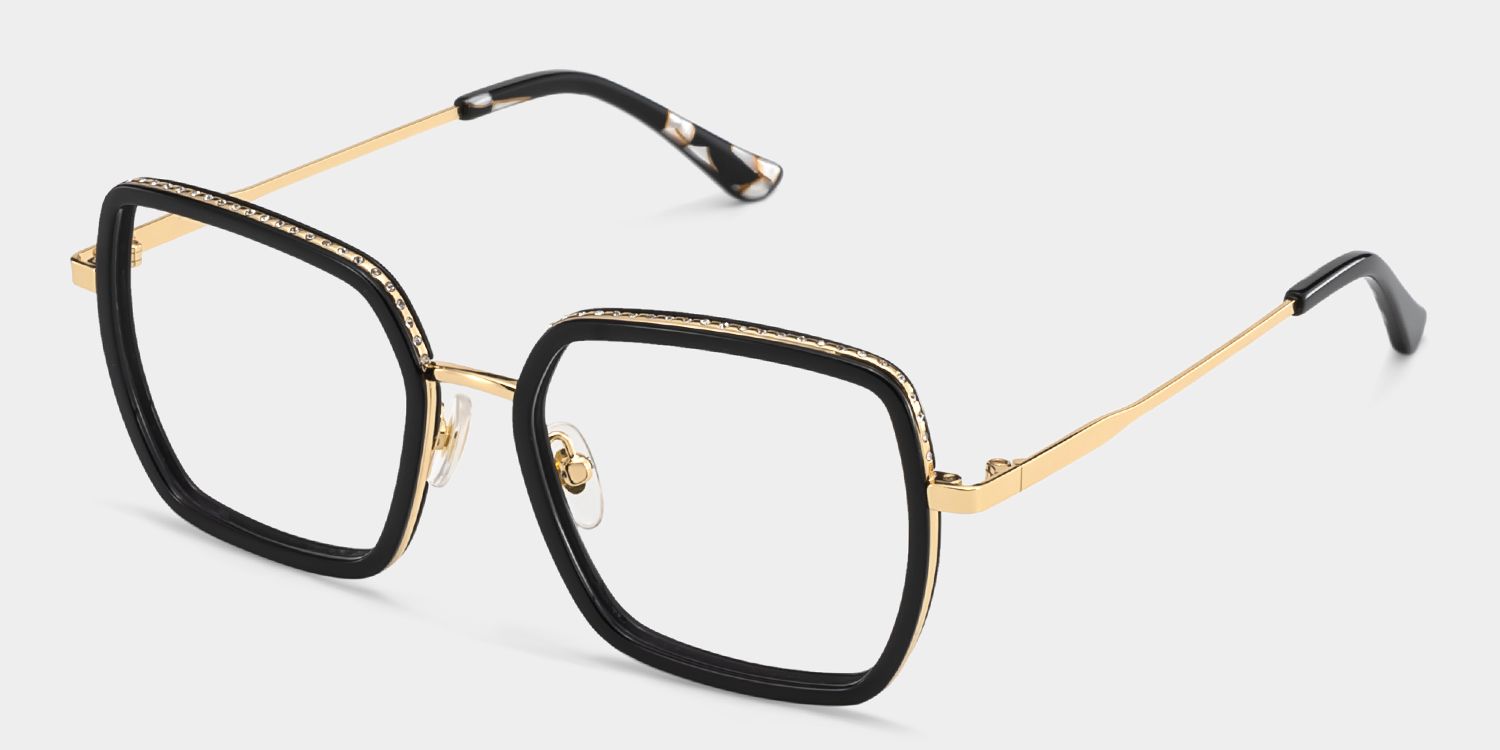 Fiona Carré Noir Lunettes4