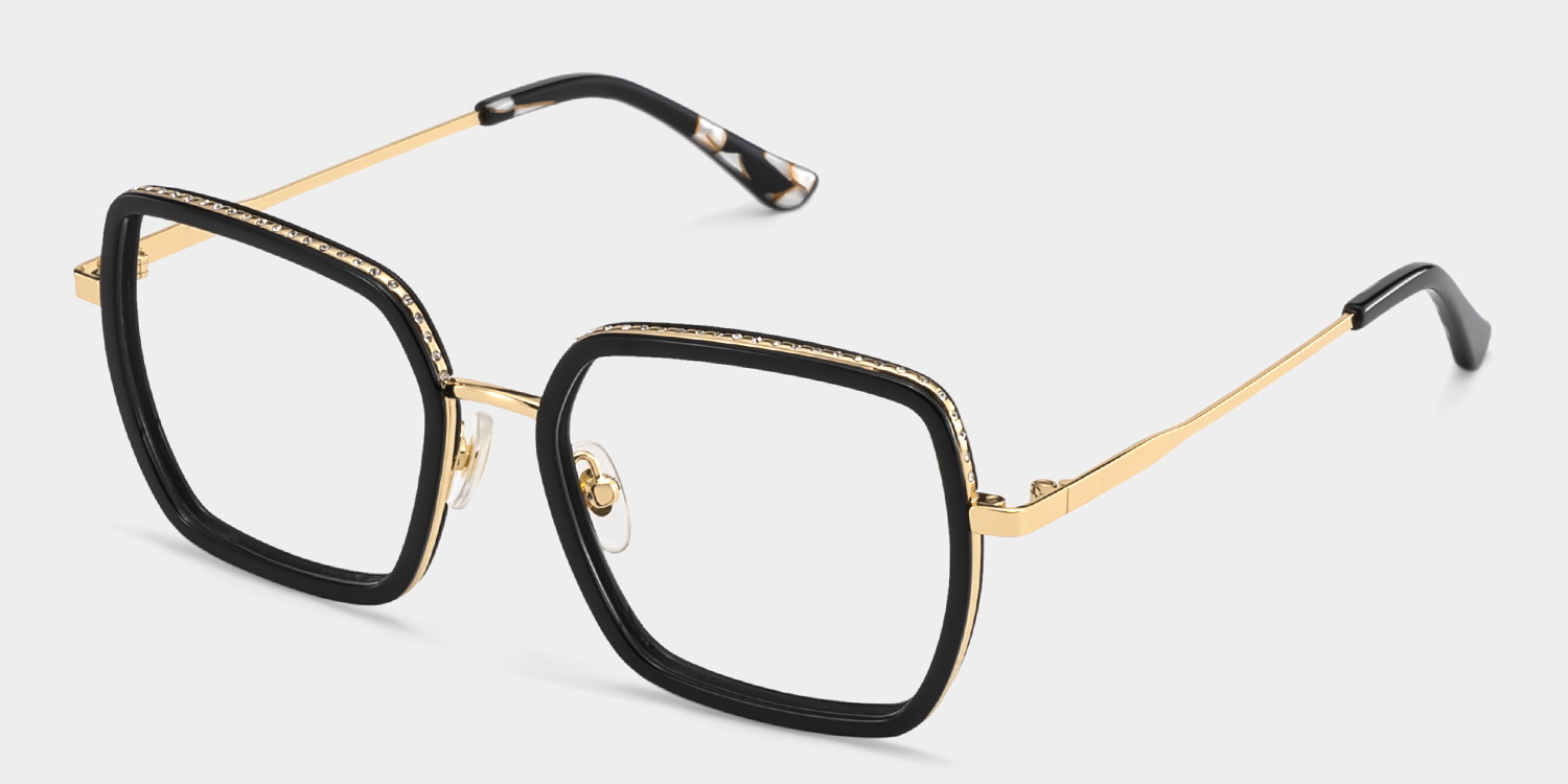 Fiona Carré Noir Lunettes4