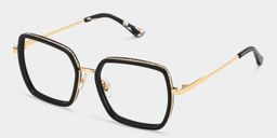 Fiona Noir Carré lunettes4