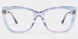 Papillon Acétate Violet Lunettes1