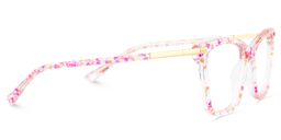 Eliot Rectangle Rose Lunettes5