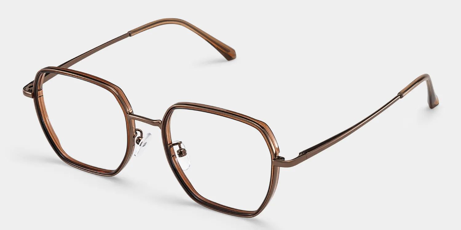 Lunettes géométriques marron Arden2
