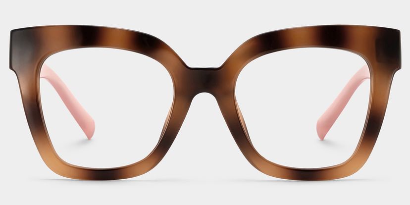 Malcolm Ambre brûlé Carré lunettes