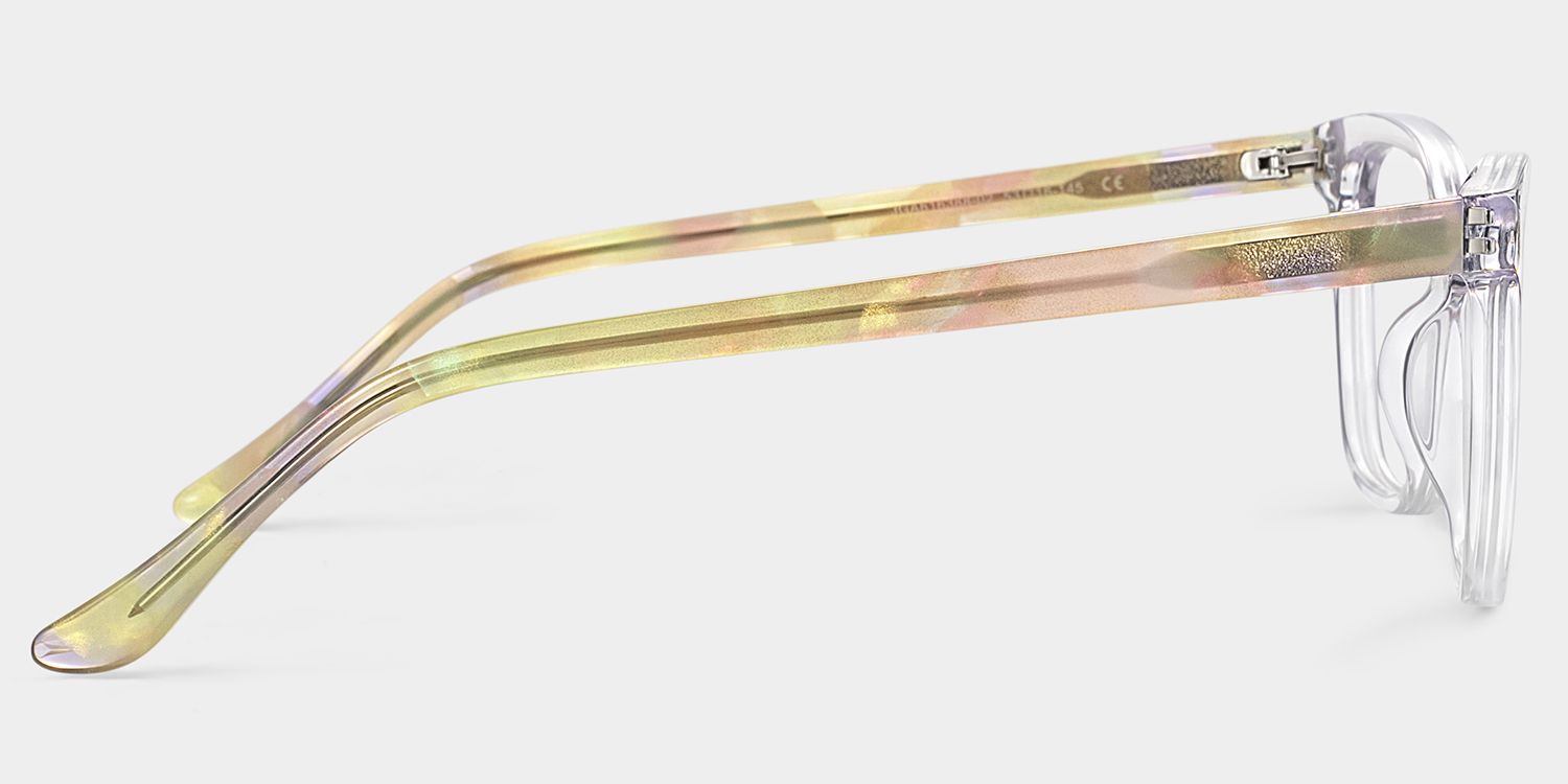 Faith Papillon Acétate Transparent Lunettes5